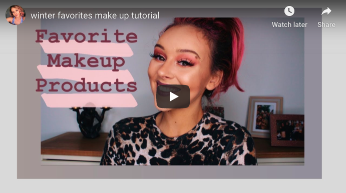 Winter favourites make up tutorial