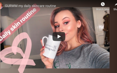 GURWM my daily skincare routine