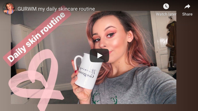 GURWM my daily skincare routine