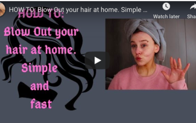 HOW TO: Blow Out your hair at home. Simple and fast