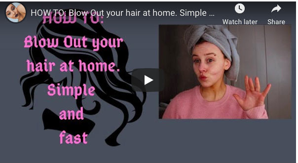 HOW TO: Blow Out your hair at home. Simple and fast