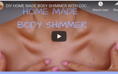 DIY HOME MADE BODY SHIMMER WITH COCONUT OIL