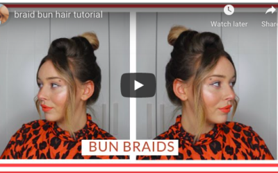 braid bun hair tutorial